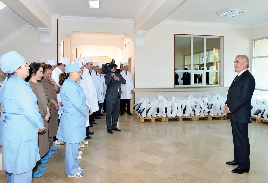 Naxçıvan Muxtar Respublikası Psixi və Ağciyər Xəstəlikləri dispanserlərinə, Onkoloji və Yoluxucu Xəstəliklər mərkəzlərinə Novruz bayramı münasibətilə sovqat aparılıb