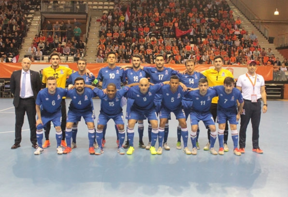Aserbaidschanische Futsal-Nationalmannschaft gewinnt gegen holländische Auswahl