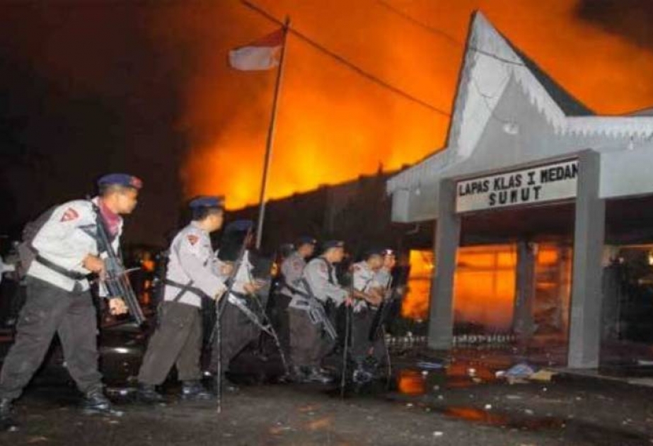 Five inmates die in fire during prison riot in Indonesia