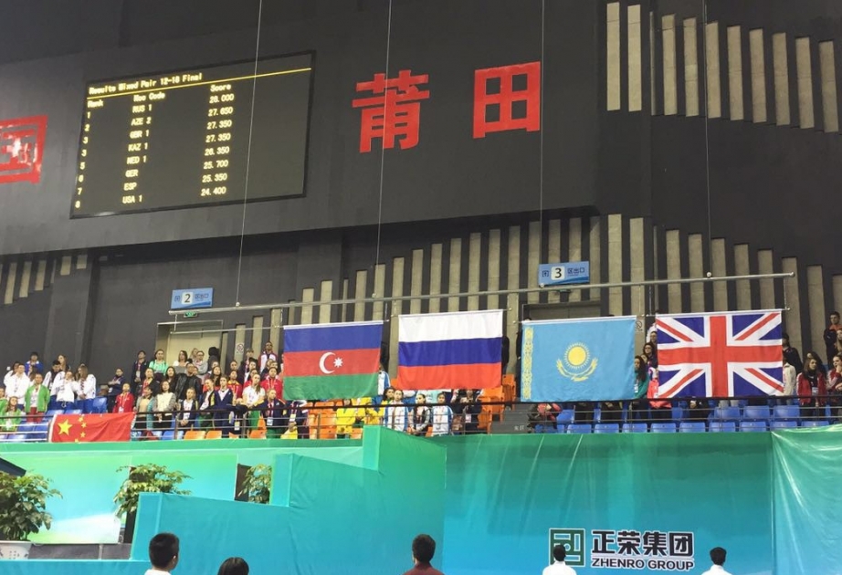 Azerbaijani acrobats win two silver medals in China
