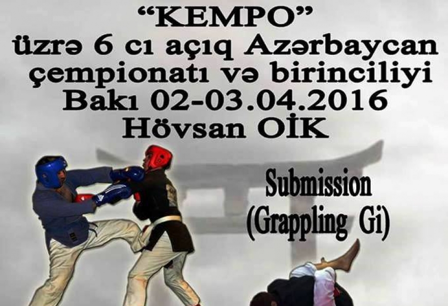 Kempo döyüş növü üzrə 6-cı açıq Azərbaycan çempionatı keçiriləcək