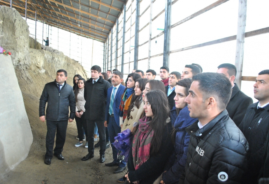 Cəlilabadlı gənclər Quba Soyqırımı Memorial Kompleksini və kütləvi məzarlığı ziyarət ediblər