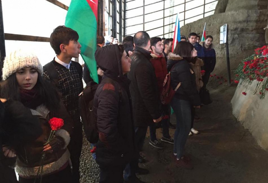 Tələbələr Quba Soyqırımı Memorial Kompleksini ziyarət ediblər