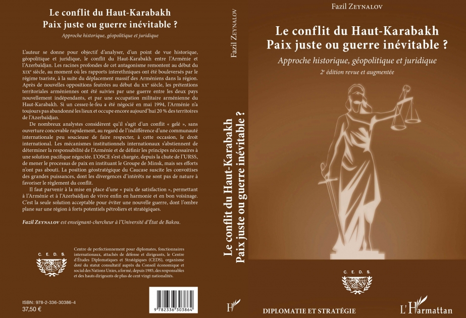 Book on history of Nagorno-Karabakh conflict comes out in Paris