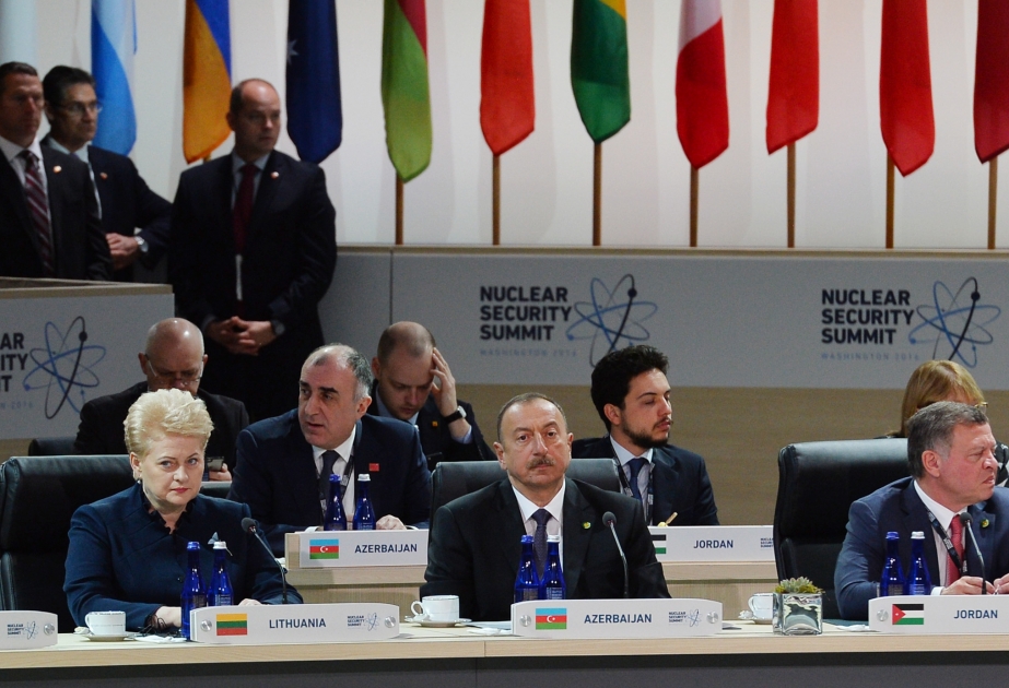 President Ilham Aliyev attended fourth Nuclear Security Summit in Washington VIDEO