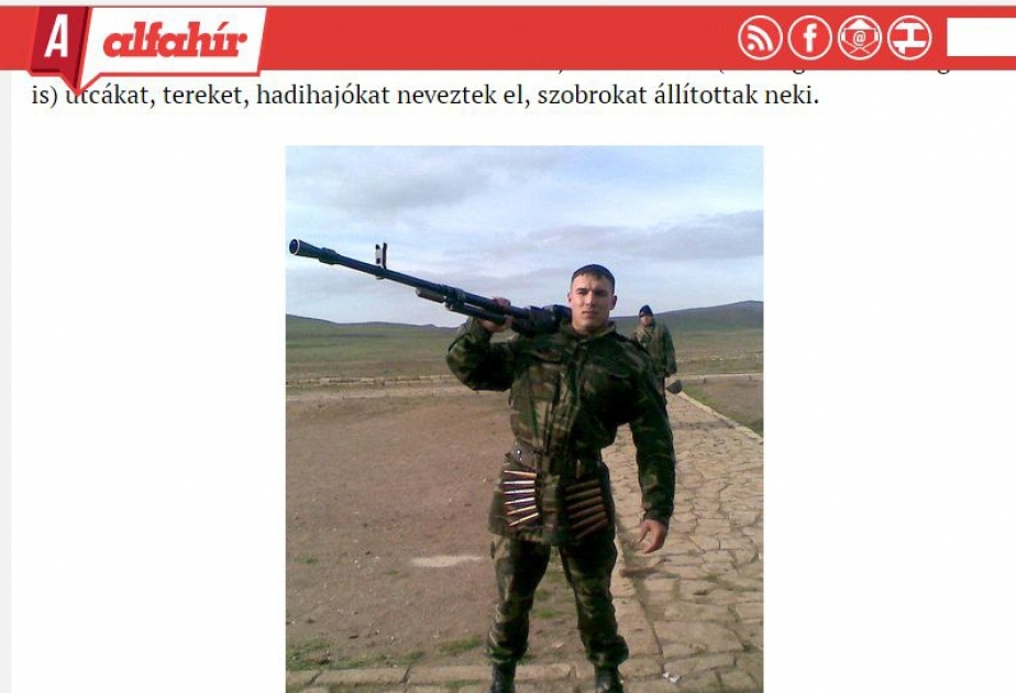 Macar nəşri Mübariz İbrahimovun igidliyi haqqında məqalə dərc edib