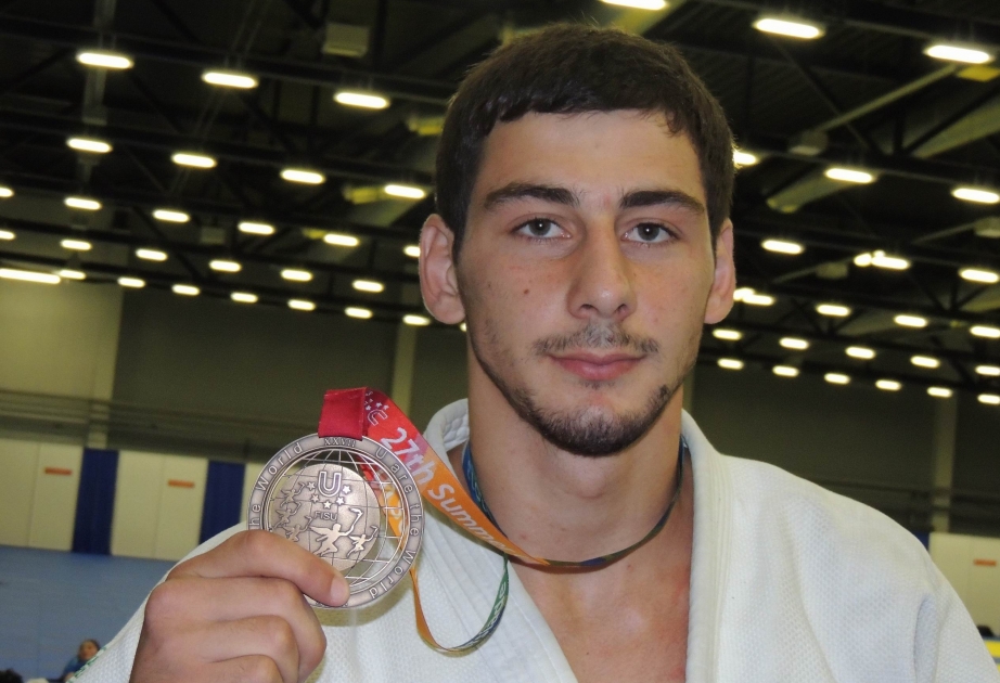 阿塞拜疆柔道选手赢得大奖赛银牌