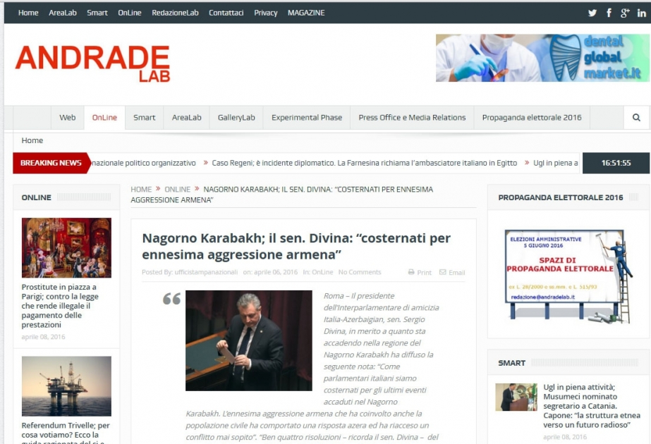 İtaliya deputatları: Ermənistan silahlı qüvvələri Azərbaycanın işğal edilmiş ərazilərindən çıxmalıdır