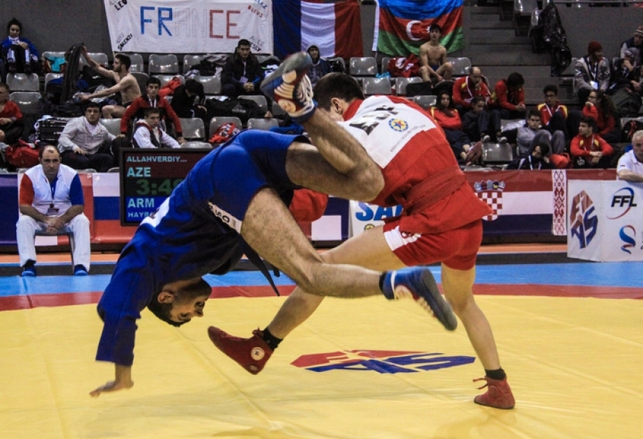 Gənc samboçularımız Avropa çempionatını 2 qızıl, 1 gümüş, 5 bürünc medalla başa vurublar
