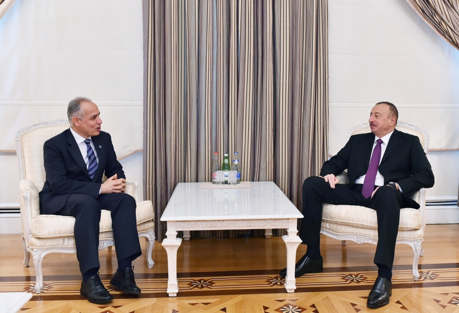 Präsident Ilham Aliyev empfängt neuen UN-Resident Koordinator in Aserbaidschan VIDEO