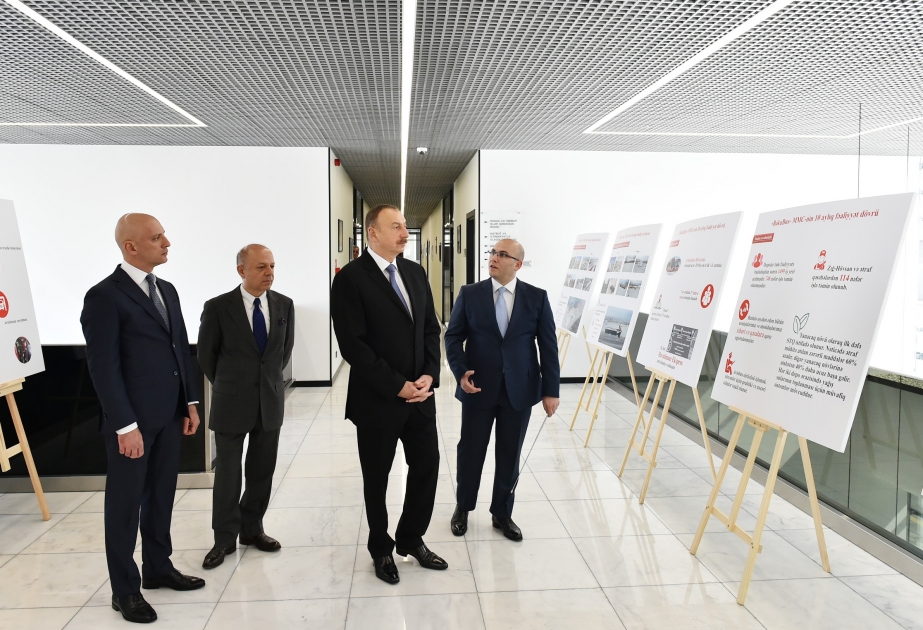 Azərbaycan Prezidenti İlham Əliyev “BakuBus” MMC-nin ikinci deposunun açılışında iştirak edib VİDEO