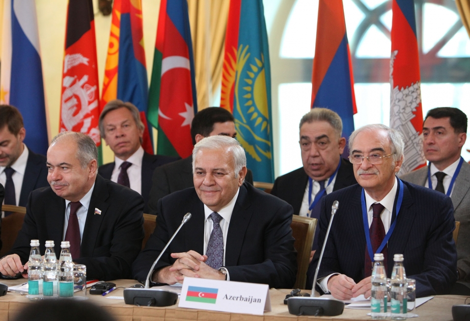 Milli Məclisin sədri Moskvada Avrasiya ölkələri parlament sədrlərinin birinci müşavirəsində iştirak edib