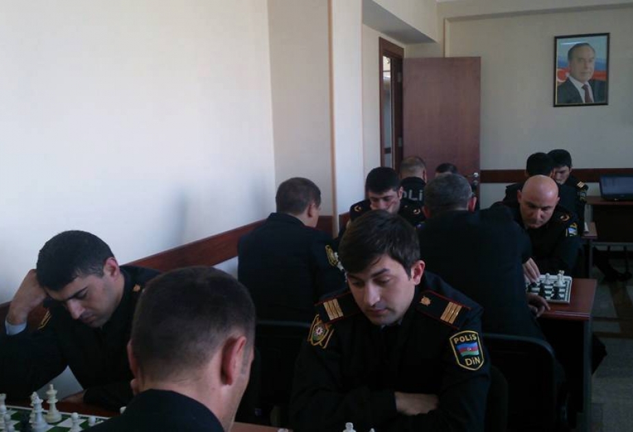Bakı Şəhər Baş Polis İdarəsində şahmat turniri keçirilib