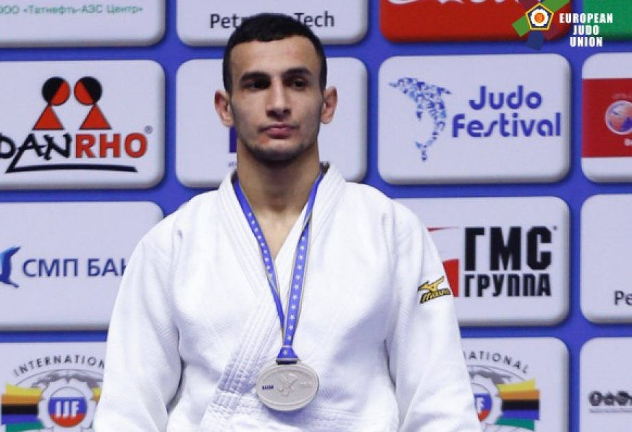 Azərbaycan cüdoçusu Avropa çempionatında gümüş medal qazanıb