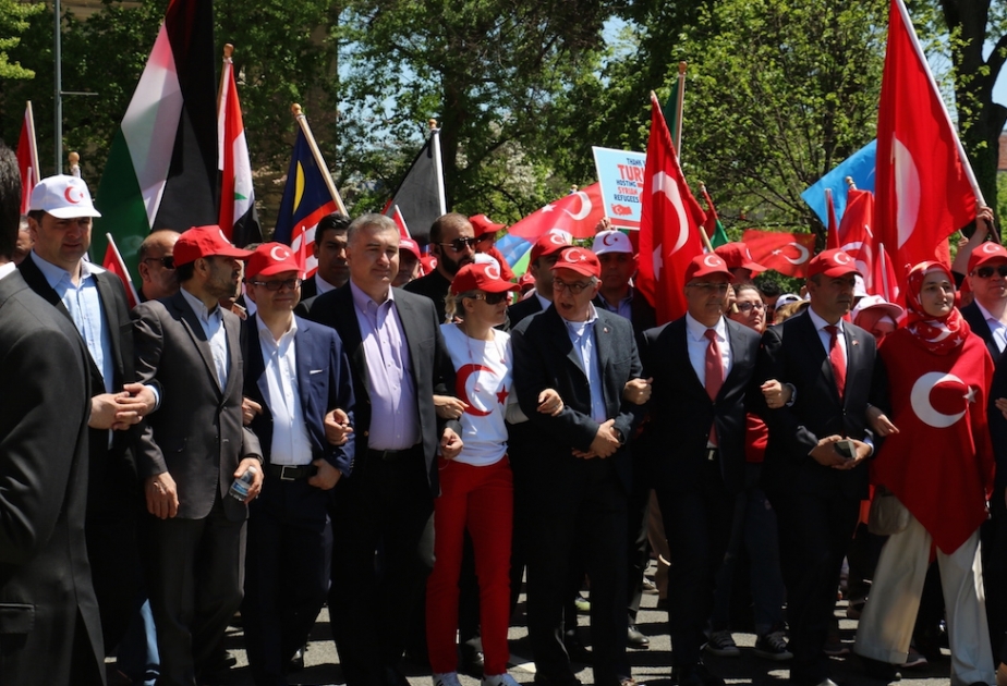 Washington : marche de soutien à la Turquie contre les allégations arméniennes