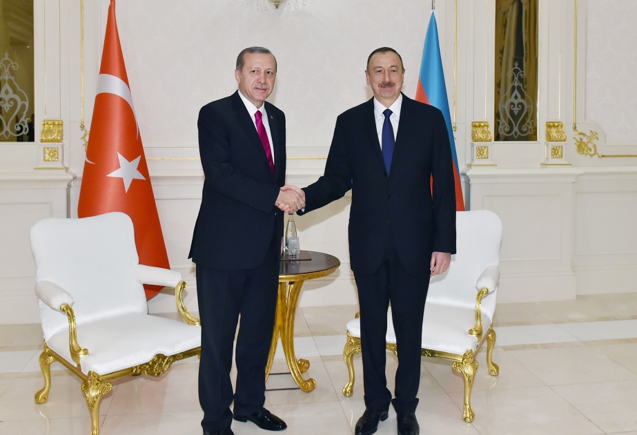 President Ilham Aliyev met with President of Turkey Recep Tayyip Erdogan VIDEO
