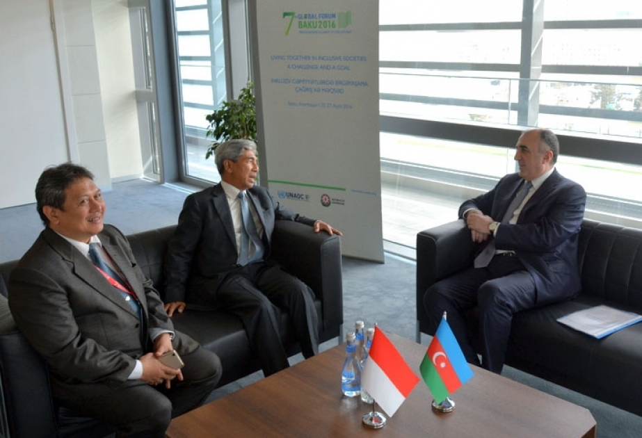 Azerbaijani FM meets Indonesian Deputy Foreign Minister