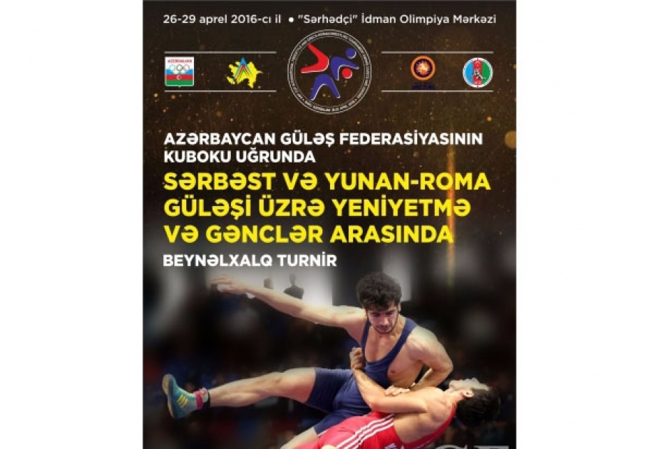 AGF Kuboku turnirində son gün gənc sərbəst güləşçilər yarışır