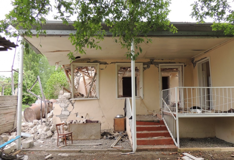 Одним из наиболее пострадавших в результате артобстрелов армян сел Агдама является Гарадаглы