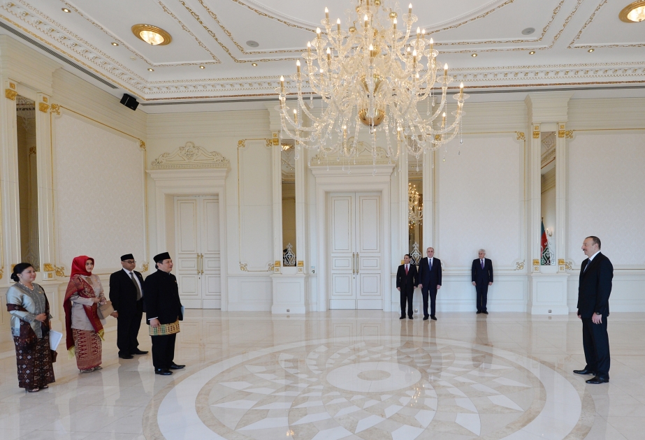 President Ilham Aliyev received credentials of incoming Indonesian Ambassador VIDEO