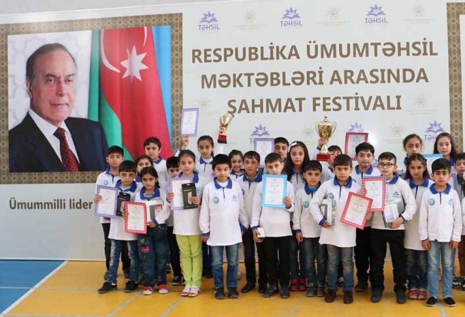Respublika şahmat festivalının qalibləri mükafatlandırılıblar