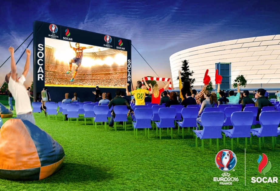 Futbol üzrə Avropa Çempionatını izləmək üçün Bakıda iri monitorlu tamaşa zonası qurulacaq