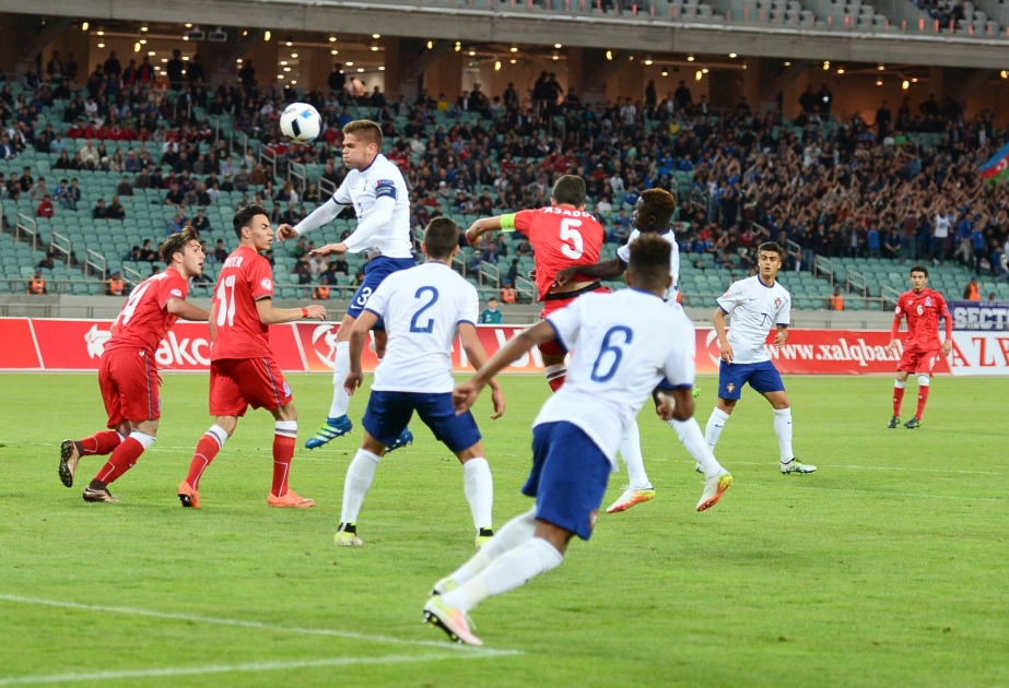 Azərbaycan millisi UEFA U-17 Avropa çempionatında ilk oyununa çıxıb