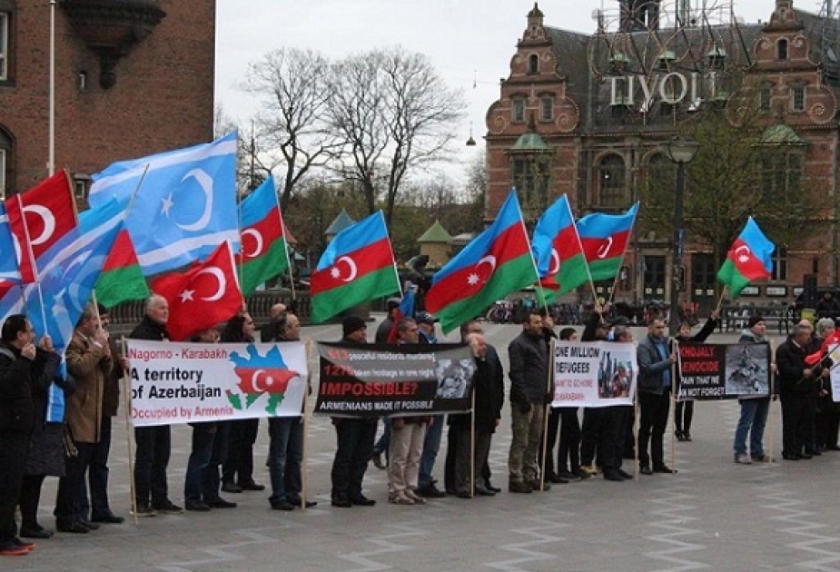 Rally to support Azerbaijani army held in Copenhagen