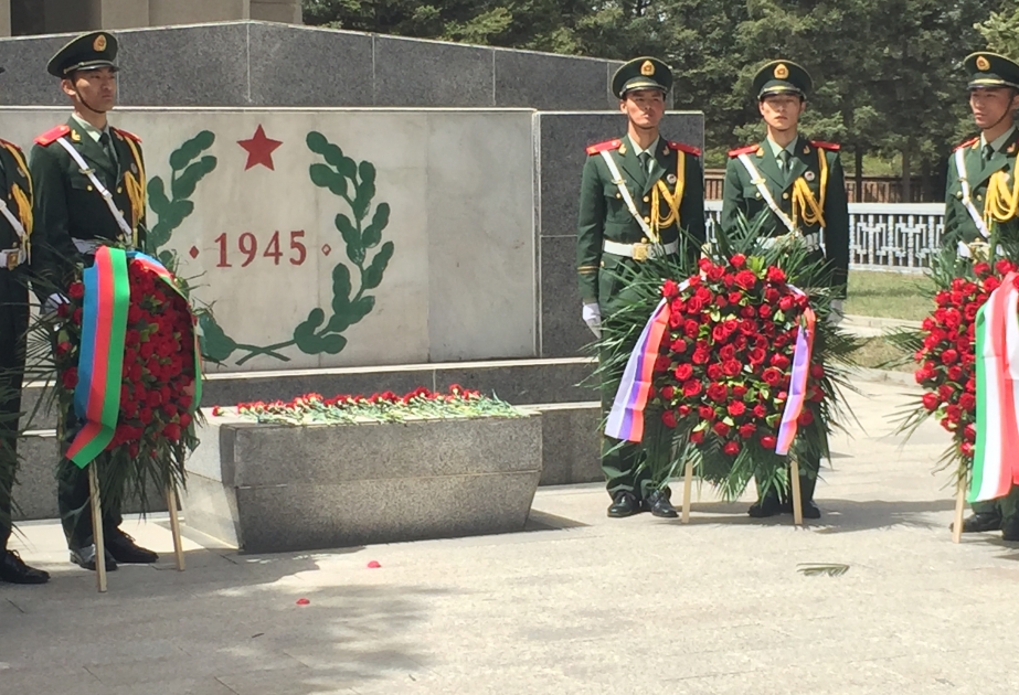 Uzaq Şərq cəbhəsində həlak olmuş sovet əsgərlərinin xatirəsi anılıb