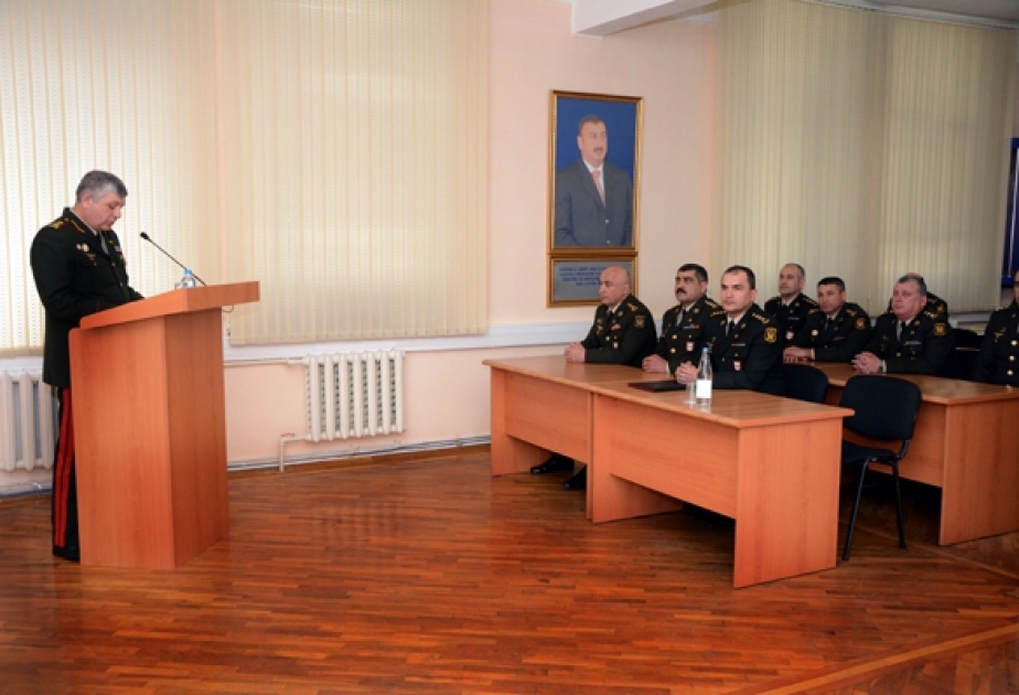 Hərbi Akademiyanın Təkmilləşdirmə Kursunun növbəti buraxılışı keçirilib
