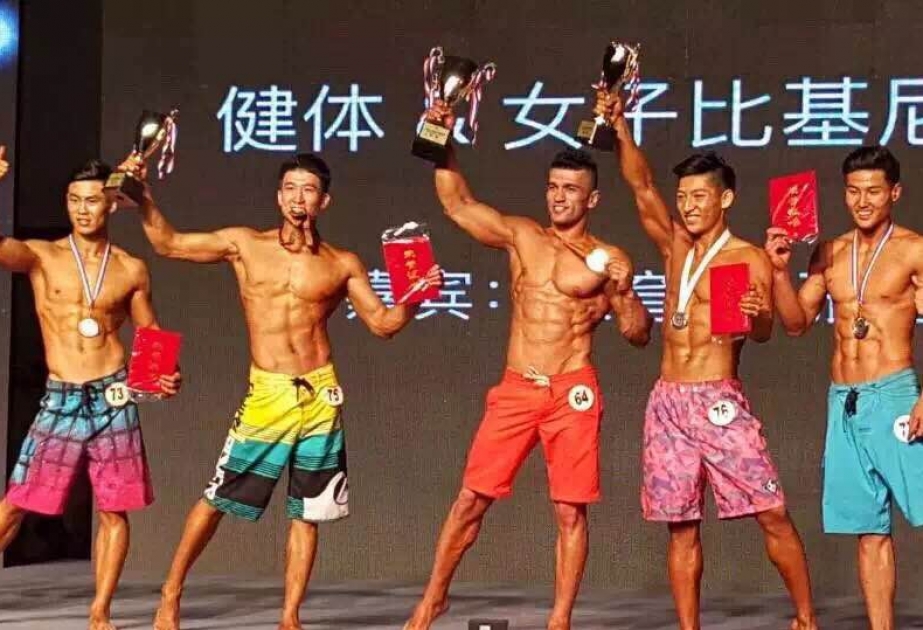 Azərbaycanlı tələbə Pekində fitnes-model yarışının qalibi olub
