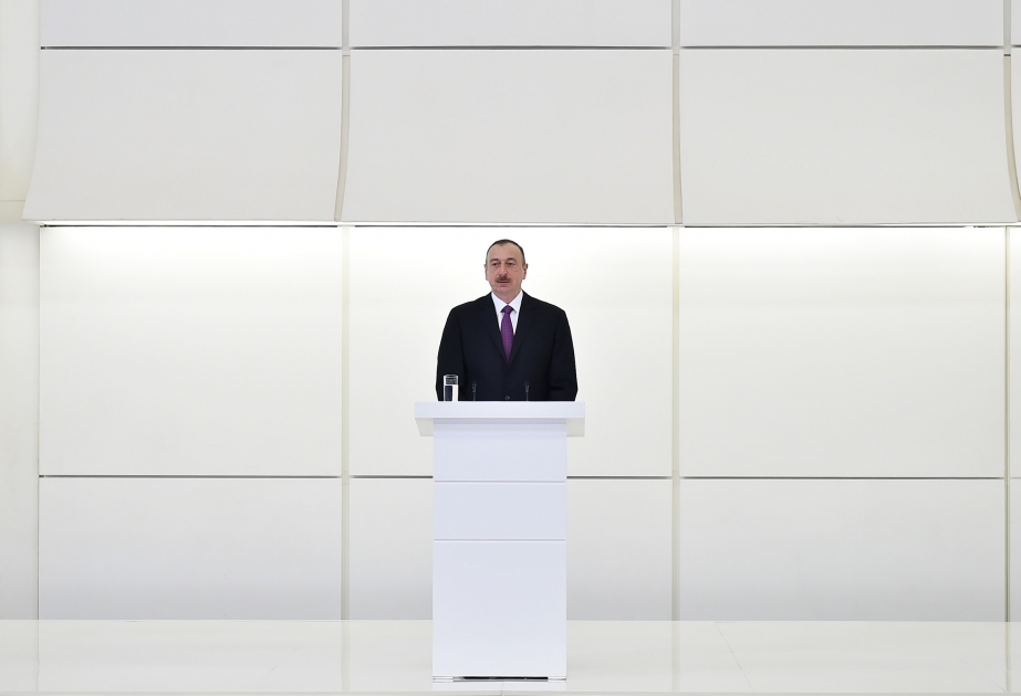 Official reception marking 93rd anniversary of national leader Heydar Aliyev and 71st anniversary of Victory over fascism President Ilham Aliyev attended the event VIDEO