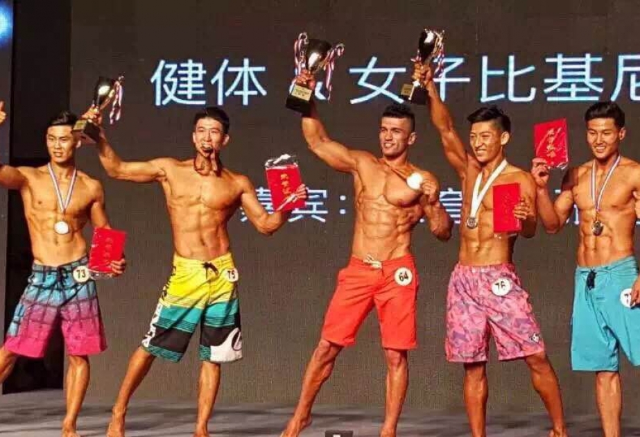 Azerbaijani student wins fitness model competition in Beijing