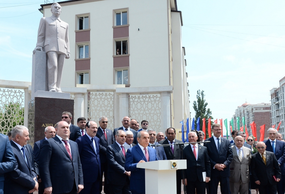 Statue of prominent statesman Aziz Aliyev unveiled in Makhachkala