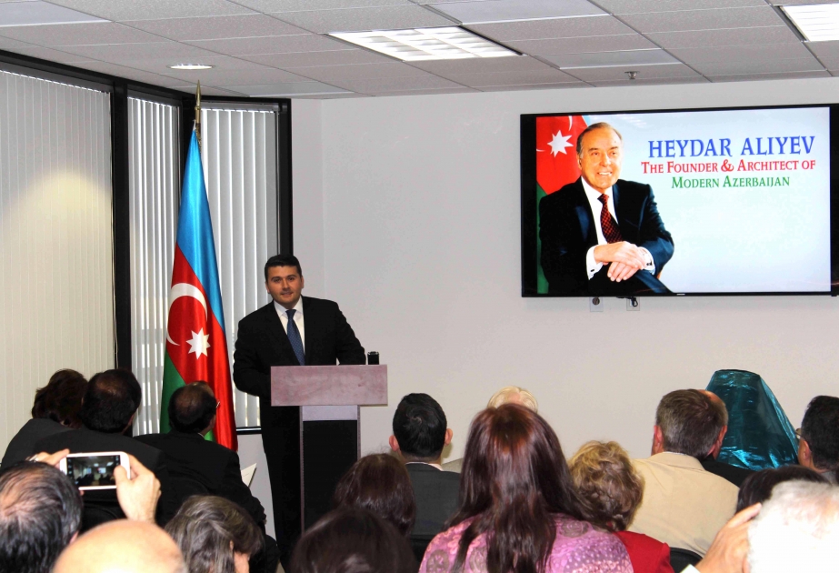 Azerbaijan's national leader Heydar Aliyev commemorated in Los Angeles