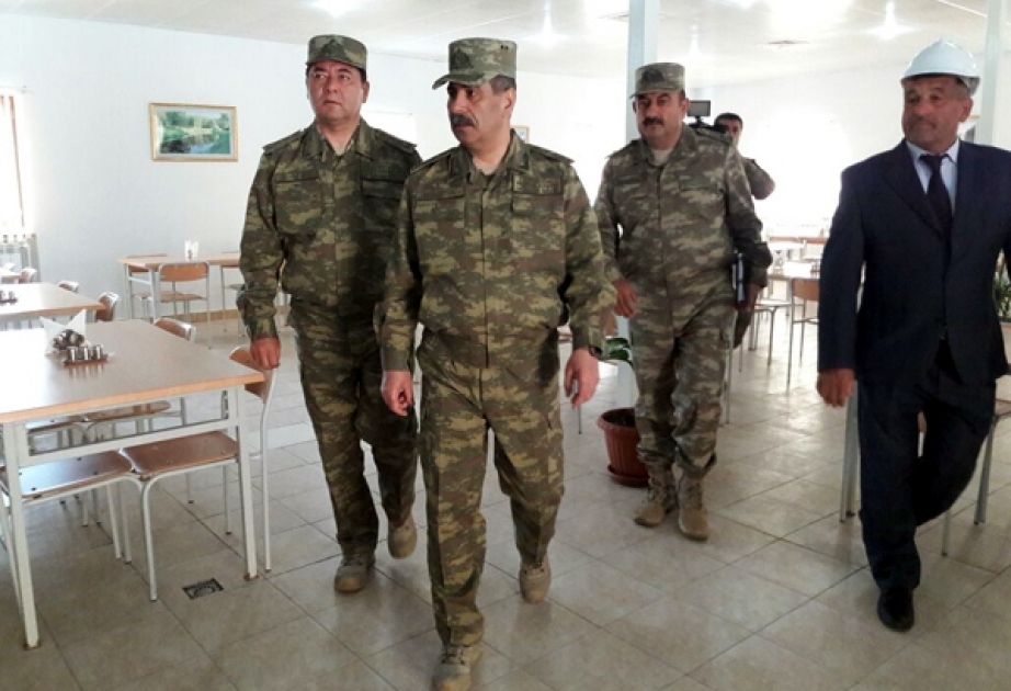 Cəbhə bölgəsində yeni tikilən hərbi hissə istifadəyə verilib