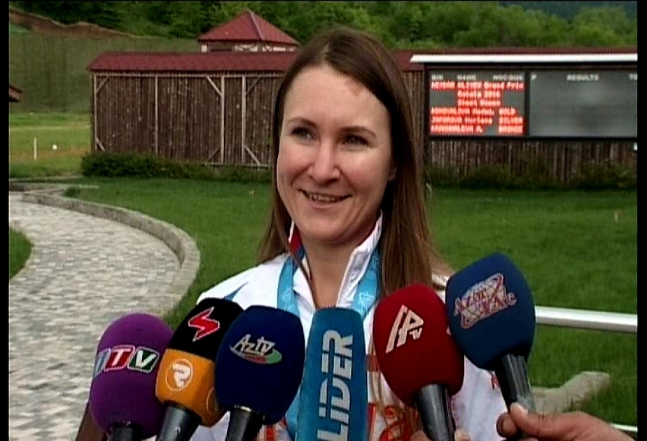Nadejda Konovalova: Qəbələdəki atıcılıq mərkəzi müasirliyinə görə dünyada nadir komplekslərdən biridir