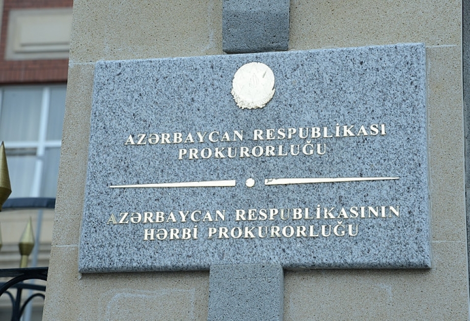 Ermənistan silahlı qüvvələrinin kimyəvi silahlardan istifadəsi faktına görə Hərbi Prokurorluqda cinayət işi başlanıb