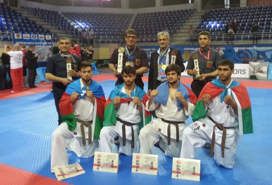 İdmançılarımız kyokuşinkay və şinkyokuşinkay karate üzrə Avropa çempionatında 5 medal qazanıblar