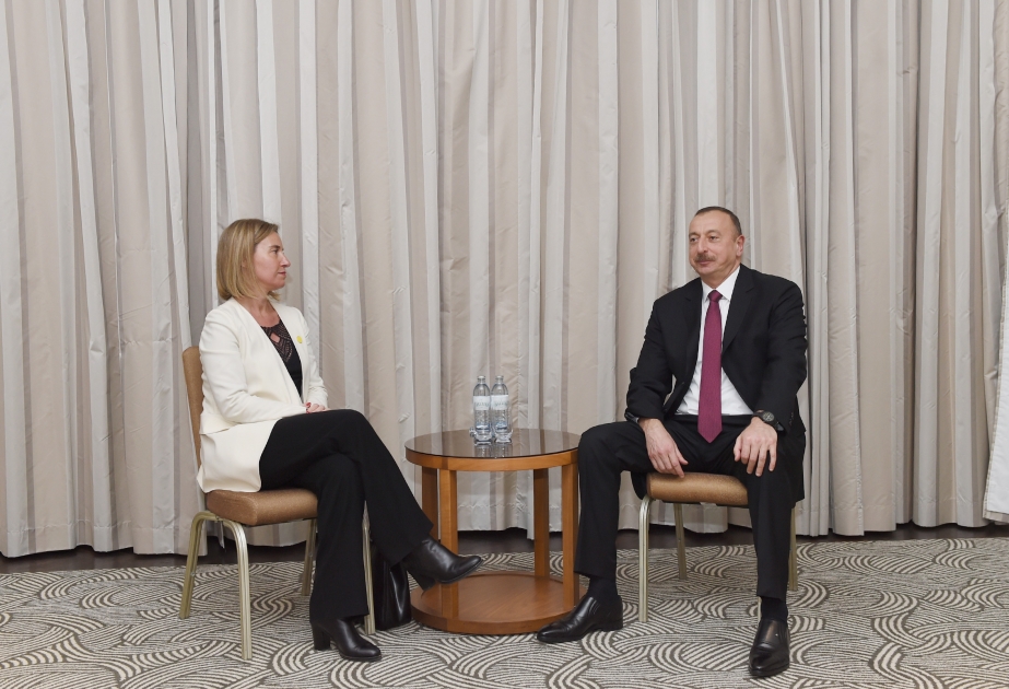 President Ilham Aliyev met with EU High Representative for Foreign Affairs and Security Policy VIDEO