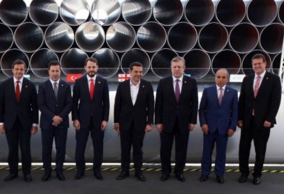 Thessaloniki: Feierliche Grundsteinlegung der TAP-Pipeline