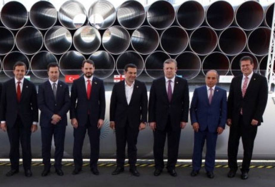 В Салониках заложен фундамент Транс-Адриатического газопровода ВИДЕО