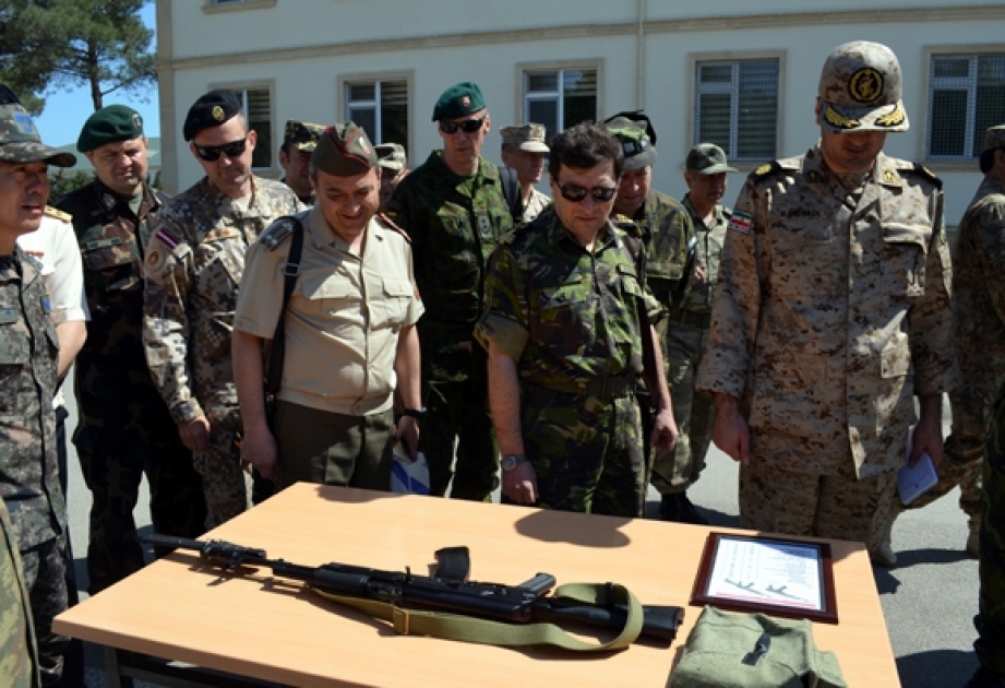 Defense Ministry: Military Attaches accredited to Azerbaijan visit a military unit