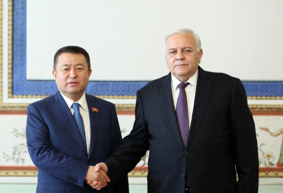 Azerbaijan`s Parliament Speaker meets his Kyrgyz counterpart