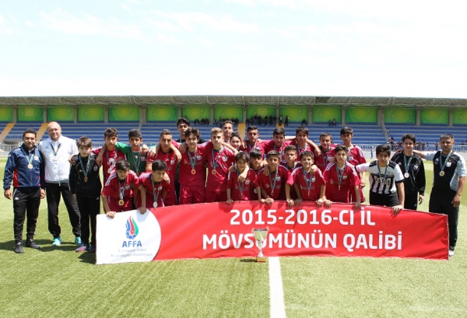 “Neftçi” futbol klubu U-14 Liqasının qalibi olub