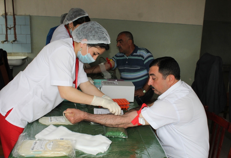 Masallının dörd kəndinin sakinləri qanvermə aksiyasına qoşulub