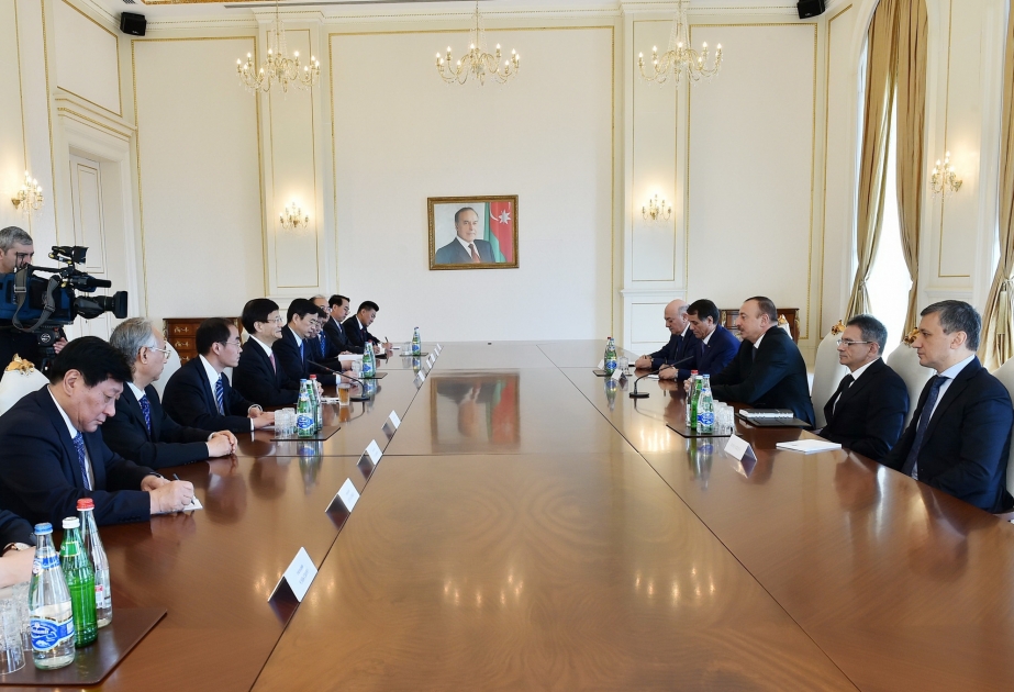 President Ilham Aliyev received special envoy of President of the People's Republic of China VIDEO