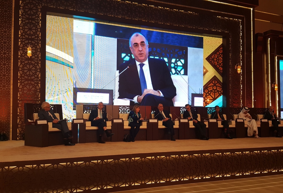 Azərbaycanın xarici işlər naziri 16-cı Doha Qlobal Forumu çərçivəsində plenar sessiyada çıxış edib