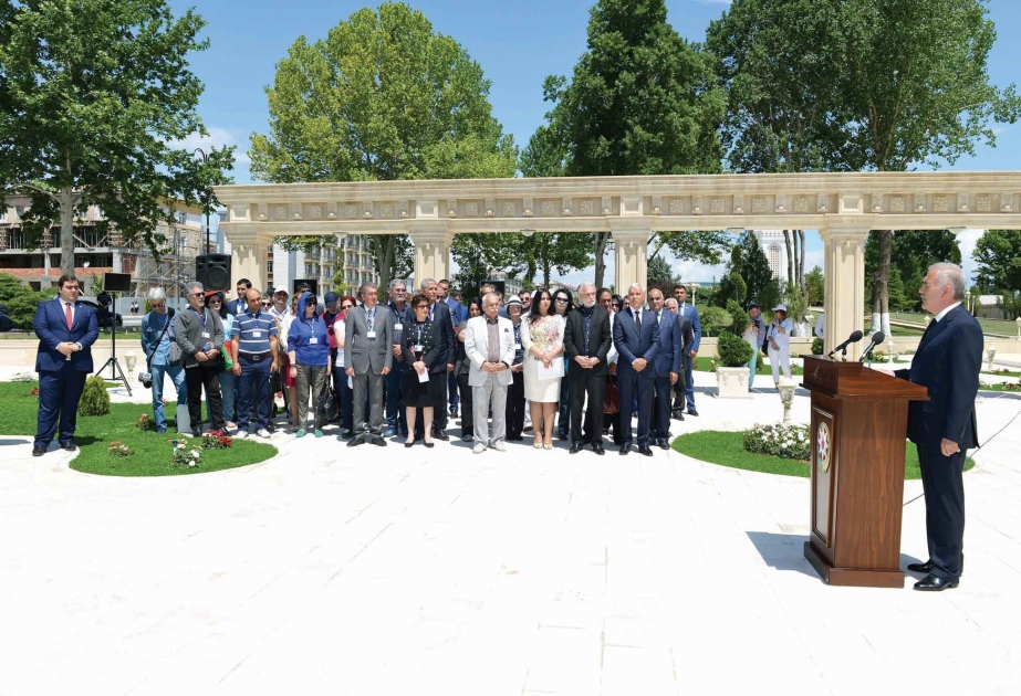 Naxçıvan şəhərində Bəhruz Kəngərli adına Rəssamlar Parkı istifadəyə verilib