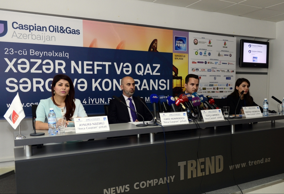 来自30国家的240家公司参加Caspian Oil and Gas 2016展览